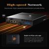 MINISFORUM AMD Ryzen 9 9955HX Barebone with MS-A2 Mini PC (16C/32T, up to 5.4GHz),PCIe16, HDMI/2x USB-C (8K@60Hz), 2X SFP+ 10G, 2X 2.5G LAN, 3X SSD M.2 (2280/22110/U.2),NO RAM/SSD/OS view 4