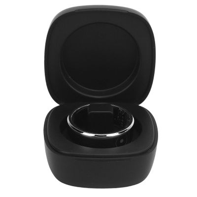 Yoidesu Smart Ring Health Tracker for Women & Men - 5ATM Water Proof Fitness Rings with LED Touch Screen, Heart Rate, Sleep Monitoring, Motion Tracking, Various Sports Modes - Silver (9)