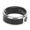Yoidesu Smart Ring Health Tracker for Women & Men - 5ATM Water Proof Fitness Rings with LED Touch Screen, Heart Rate, Sleep Monitoring, Motion Tracking, Various Sports Modes - Silver (9) view 3