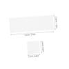 KICHOUSE 1 Set Microscope Slides and Cover Slips Kit Laboratory Glass for Specimen Observation Biology Medicine and Botany Includes Plain Slides and Cover Slips view 2