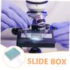 KICHOUSE 1 Set Microscope Slides and Cover Slips Kit Laboratory Glass for Specimen Observation Biology Medicine and Botany Includes Plain Slides and Cover Slips view 3