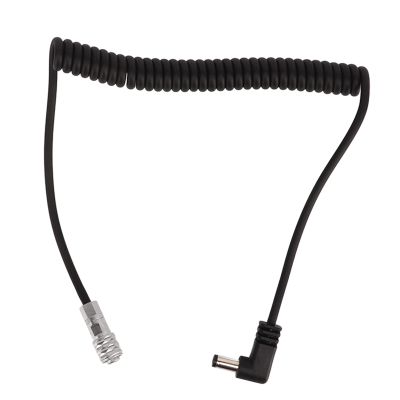 2-Pin Spring Power Cable for BMPCC 4K & 6K Cameras - Lightweight, DC Power Supply Accessory for VMount & Gold Mount Batteries