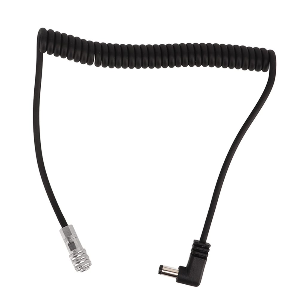 2-Pin Spring Power Cable for BMPCC 4K & 6K Cameras - Lightweight, DC Power Supply Accessory for VMount & Gold Mount Batteries