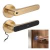 Fingerprint Door Entry Lock, 5 in 1 Smart Multi Function with Fingerprint Password IC Card, Tuya App Key Unlocking for Home Hotel Office view 4