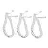 Gadpiparty 3pcs Stretchable Coil Cord for Landline Phones Design Compatible with Office Telephones Easy Installation and Convenient Use view 1