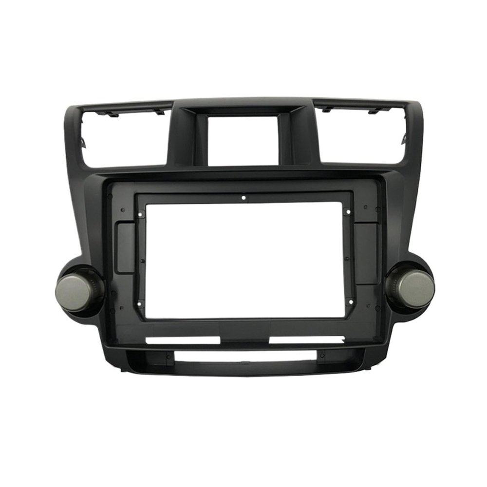 9/10 Inch Car Radio Frame Kit Compatible For TOYOTA Highlander 2008-2013 Audio Stereo Dash Panel Mounting Center Console Holder Bezel(Model A,9 inch)