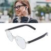 AI Translator Smart Glasses, Bluetooth Audio Sunglasses, 100+ Language Real Time Translation, Remote Photograph, for Travel Meeting Business view 4