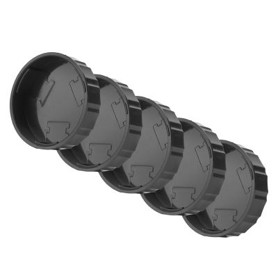 KIMISS Lens Rear Cap for Contax CY Mount, Plastic Protective Cover for SLR Camera, 5PCS Lens Cap Set, Fits for Camera Lens