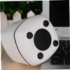 Angoily USB Powered Mini Computer Speakers for Desktop and Laptop Compact Bass Sound Audio Small White Speakers for Home Use for Music and Gaming view 3