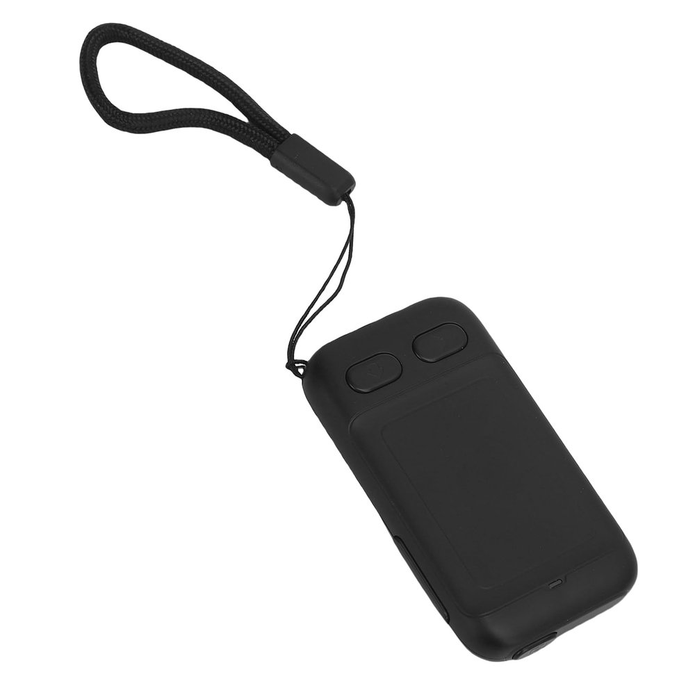 Sanpyl Bluetooth Wireless Remote Scrolling Page Turner for iOS & Android, Touchpad Page Turner for Tiktok, Camera Shutter Remote for Smartphones Tablets (Black)