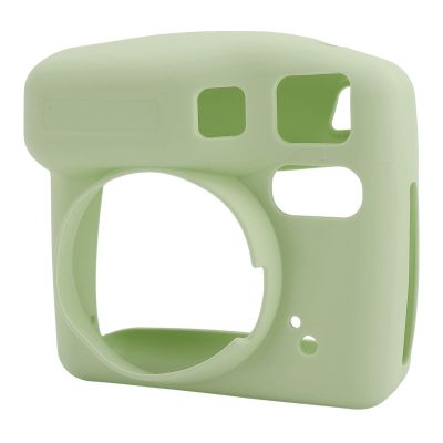 Akozon Camera Silicone Protective Case Wear Fall Soft Shell for SE Instant (Green)