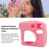 Akozon Camera Silicone Protective Case Wear Fall Soft Shell for SE Instant (Pink) view 2