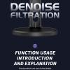 Walfront Dynamic Gaming Microphone USB RGB Microphone Computer Mic Kit Noise Cancellation PC Mic for Gaming/Meeting/Live Streaming/Audio Recording/Video (Black) view 4