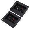2PCS Speaker Box Terminal Subwoofer Box Terminal Cup Sp Loaded Jacks Double Binding Post Speaker Plates for Car RV Boat TerminalSubwoofer Termin Board view 3