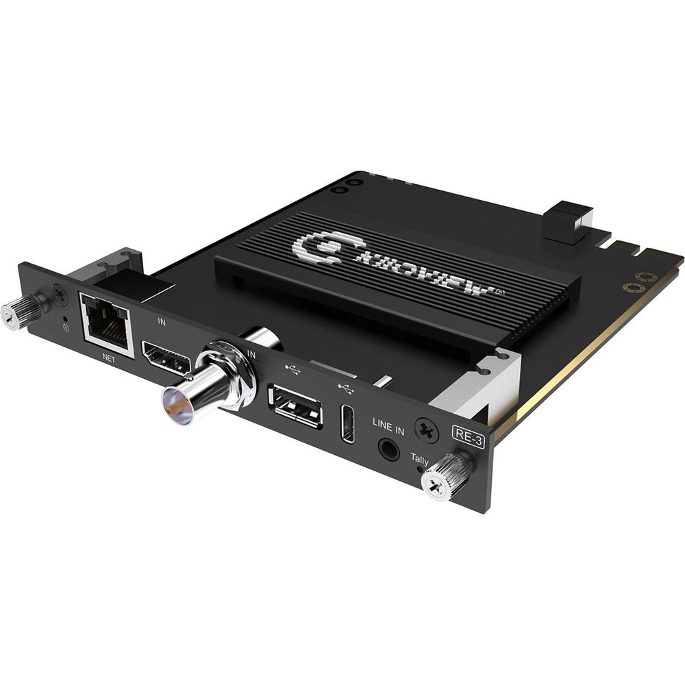 Kiloview RE-3 Dual-Channel 4K UHD H.265/H.264 HDMI/3G-SDI/NDI|HX Rackmount Encoding Card for Cradle Series Frame