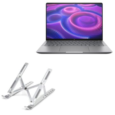 BoxWave Stand and Mount Compatible with HP ZBook Ultra G1a Mobile Workstation PC Wolf Pro Security Edition (14 in) - Compact QuickSwitch Stand, Portable Multi Angle Viewing Foldable Riser
