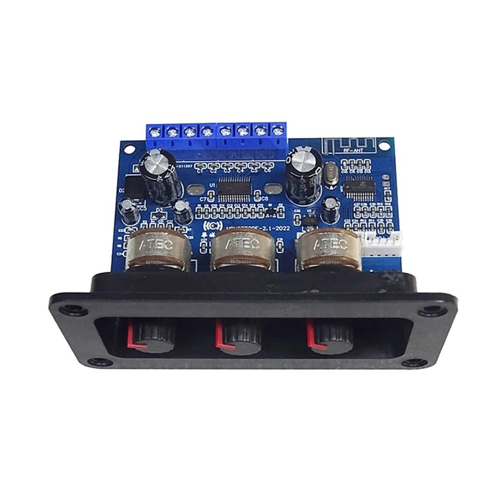 MVUYO Channel Digital Power Amplifier Board 2X25W+50W 5.0 Subwoofer Class D Audio Amplifier Board