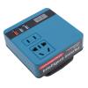 120W Car Power Inverter,18V-21V DC to 220V AC Car Inverter,Fast Charging Car Plug Adapter Outlet Charger for Laptop,Phone,Tablet,Car DC to AC Converter view 1