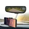 PMYYFC Universal 360 Car Rearview Mirror Phone Mount Adjustable Holder for Smartphones(Black) view 3