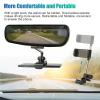 PMYYFC Universal 360 Car Rearview Mirror Phone Mount Adjustable Holder for Smartphones(Black) view 4