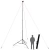 20FT Heavy Duty Tripod Stand with Rope, Spring-Assisted Telescoping Aluminum, 1/4" & 3/8" Screws, Portable for Sports & Outdoor Shooting view 1