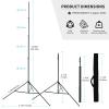 20FT Heavy Duty Tripod Stand with Rope, Spring-Assisted Telescoping Aluminum, 1/4" & 3/8" Screws, Portable for Sports & Outdoor Shooting view 2