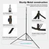 20FT Heavy Duty Tripod Stand with Rope, Spring-Assisted Telescoping Aluminum, 1/4" & 3/8" Screws, Portable for Sports & Outdoor Shooting view 3