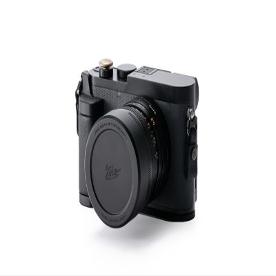 Tilta Vintage Camera Cage Base Kit Compatible with Leica Q3 Black | L-Bracket with Leather Grip, Hot Shoe Thumb Grip, Lens Cap | ARCA Tripod Mount Support, Lightweight Travel-Friendly Design