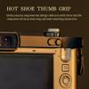 Tilta Vintage Camera Cage Base Kit Compatible with Leica Q3 Black | L-Bracket with Leather Grip, Hot Shoe Thumb Grip, Lens Cap | ARCA Tripod Mount Support, Lightweight Travel-Friendly Design view 3