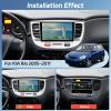 [2+64G] NHOPEEW Android Car Radio for KIA Rio 2005-2011 with Wireless Carplay and Android Auto - 9 Inch Touch Screen Car Stereo - DSP/GPS Navigation/WiFi/SWC/Bluetooth + AHD Backup Camera view 2