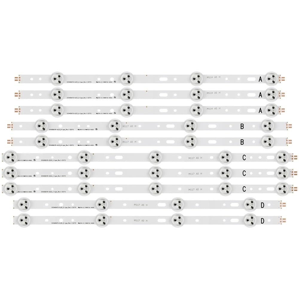AEGVGLPLLZ LED Backlight Bars Fit for Philips 40PFL3108T/60 40PFL3208T/60 40PFL3208H/12 40PFL3078/12 40PFL3107H/60 40PFL3107H/12 40PFL3078K/12