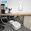 Wall Mount Holder for eero 6 and for eero 6+ Router Mesh Wi-Fi System  No Messy Wires, Space-Saving Outlet Wall Mount Holder for eero 6 Plus Extender, Stand Bracket for eero 6+ (White-1pcs) view 3