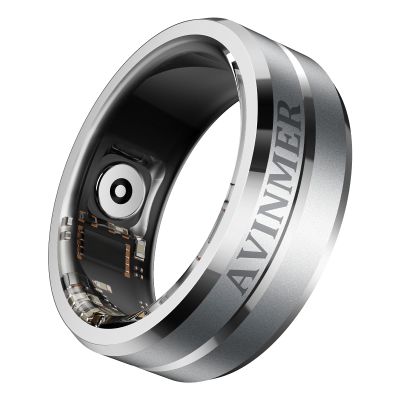 AVINMER Gen 1 Smart Ring Activity & Sleep Tracking, Hands-Free App & Camera Control,Size 11,Water-Resistant Stainless Steel