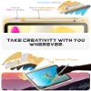 INFILAND Compatible with iPad (A16) 11th Generation 11 Inch 2025 Case, iPad 10th Generation Case 2022 10.9 Inch, Clear Slim Protective Cover with Apple Pencil Holder, Charging Adapter (Champagne Gold) view 4