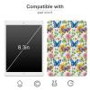 BNZBRWT Butterfly Flower Rose Case for iPad mini 4/5(7.9in) iPad mini 6 with Pencil Holder view 2