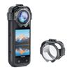 debous Insta 360 X5 Premium Glass Lens Guard Set for Insta360 X 5 X5 Protective Cover Case Cap Anti-fog Snap-on Protective Mirror view 1