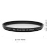 1/4 Black Mist Diffusion Filter Black Soft Filter with Multilayer Nano Coating for Vlog Video Portrait Photography (55mm) view 2