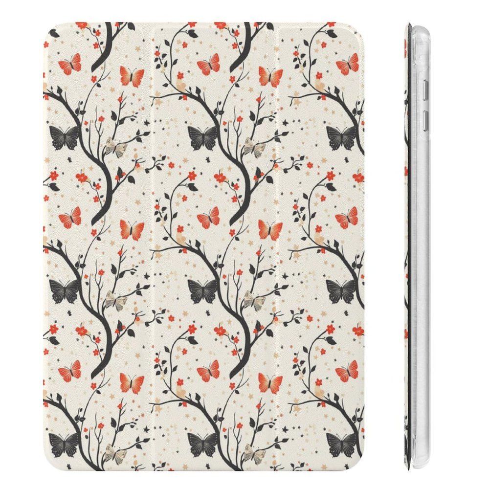 BNZBRWT Colorful Butterfly Case for iPad mini 4/5(7.9in) iPad mini 6 with Pencil Holder