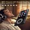 64GB MP3 Player with Bluetooth 2.4" Screen,Hi-Fi Lossless Sound Bluetooth mp3 Player Built-in Speaker & FM Radio,Voice Recorder, MP3 Music Player Supports 128GB SD Card for Running,Travel (Black) view 2