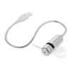 Yardenfun USB Programmable Mini Fan Silver Color Messages for PC and Laptop Portable USB Powered Cooling Fan for Office and Travel Use view 1