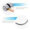 Yardenfun USB Programmable Mini Fan Silver Color Messages for PC and Laptop Portable USB Powered Cooling Fan for Office and Travel Use view 3