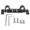15mm Railblock Rod Clamp Holder with 1/4 and 3/8 Thread for DSLR Camera Rig, Universal 15mm Rail Mount Clamp view 1