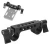 15mm Railblock Rod Clamp Holder with 1/4 and 3/8 Thread for DSLR Camera Rig, Universal 15mm Rail Mount Clamp view 3
