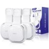 Wall Mount Holder for eero 6 and for eero 6+ Router Mesh Wi-Fi System  No Messy Wires, Space-Saving Outlet Wall Mount Holder for eero 6 Plus Extender, Stand Bracket for eero 6+ (White-3pcs) view 1