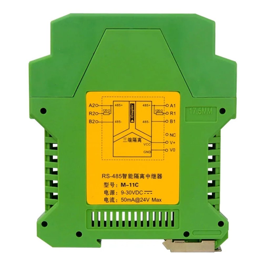 LBIYQARNEX RS485 Repeater Industrial-Grade Photoelectric Isolation Signal Module Extended Amplification 1Pcs