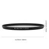 1/4 Black Mist Diffusion Filter Black Soft Filter with Multilayer Nano Coating for Vlog Video Portrait Photography (82mm) view 2