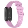 2 Pack Compatible with Fitbit Inspire 3 Bands, 15.4mm Width Soft Silicone Adjustable Sport Replacement Band for Women Men (Black/Lilac, Large) view 2