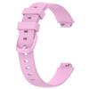 2 Pack Compatible with Fitbit Inspire 3 Bands, 15.4mm Width Soft Silicone Adjustable Sport Replacement Band for Women Men (Black/Lilac, Large) view 3