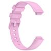 2 Pack Compatible with Fitbit Inspire 3 Bands, 15.4mm Width Soft Silicone Adjustable Sport Replacement Band for Women Men (Black/Lilac, Large) view 4