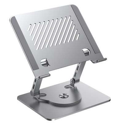 MVUYO Laptop Stand Computer Stand Desktop Office Rotating Stand Heat Dissipation Folding Increased(White-Fruit peach5)